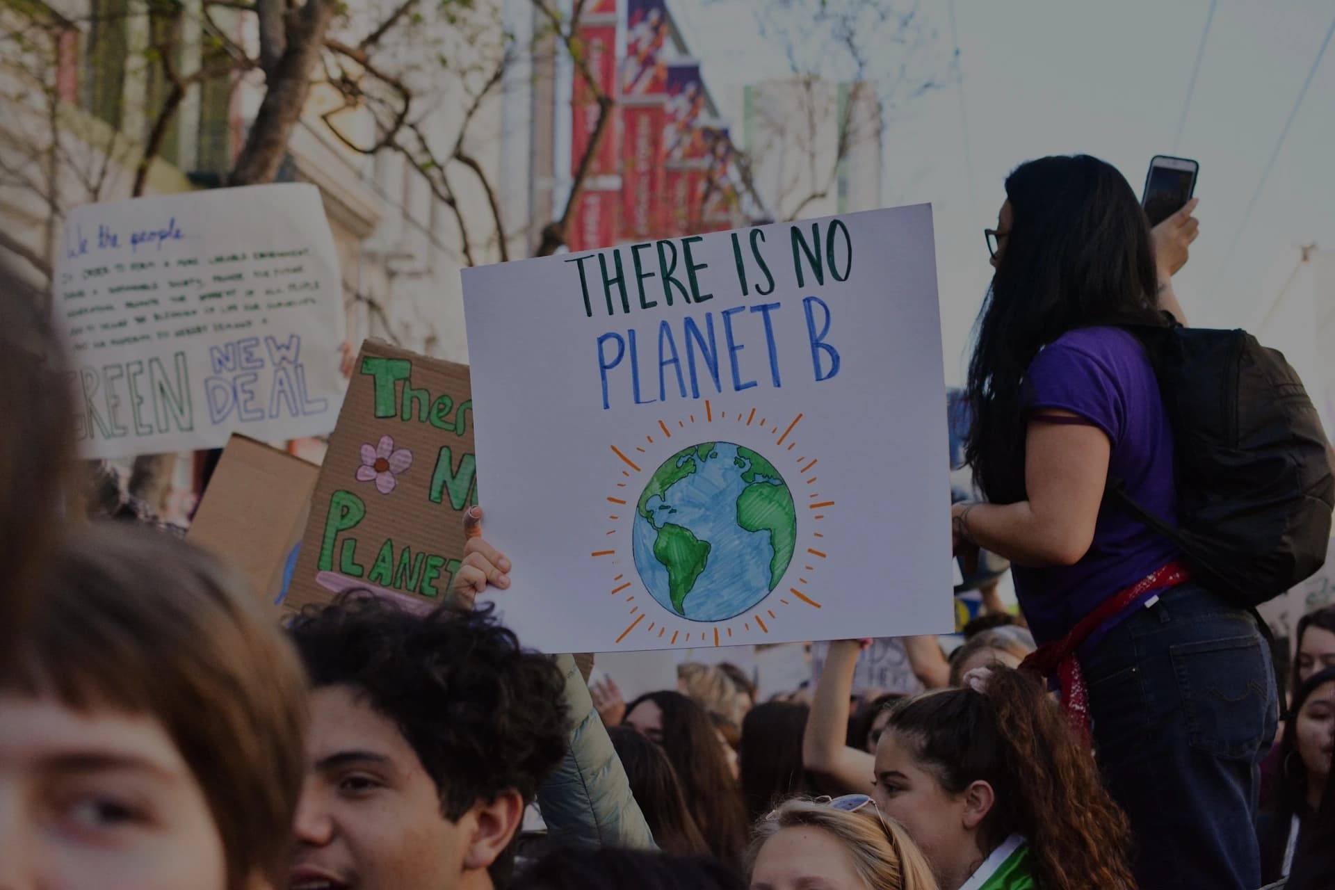 There's no planet B banner